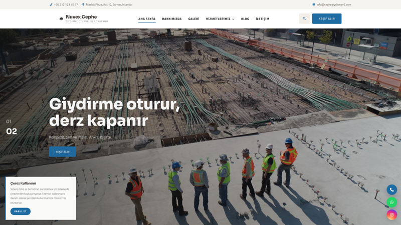 Dış Cephe & Alüminyum Giydirme V2 ekran görüntüsü