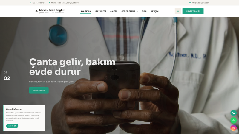 Evde Sağlık & Hasta Bakım V2 ekran görüntüsü