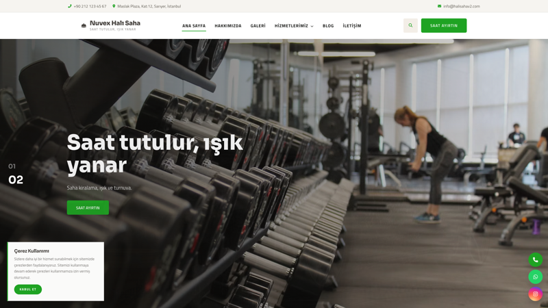 Halı Saha Tesis Yönetimi V2 ekran görüntüsü